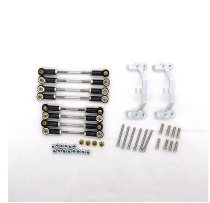 MN модель 1:12 D90 D91 RC автозапчасти для замены металлических запчастей регулируемый металлический рычаг+ сиденье для стержня+ Амортизаторы