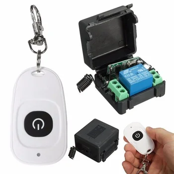 

Simple DC 12V Single Channel Relay Module RF Wireless Switch Receiver + Remote Control Transmitter DIY Kit