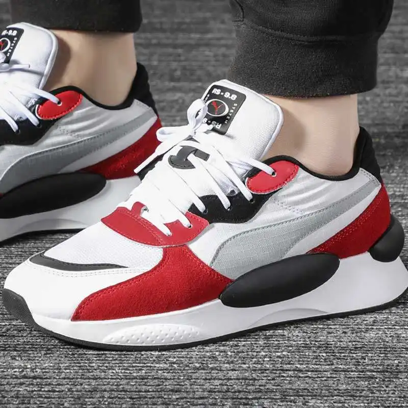 И аутентичный PUMA RS 9,8 пространство кроссовки унисекс Повседневная обувь в стиле ретро; дышащая обувь на весну Новые поступления 37023001