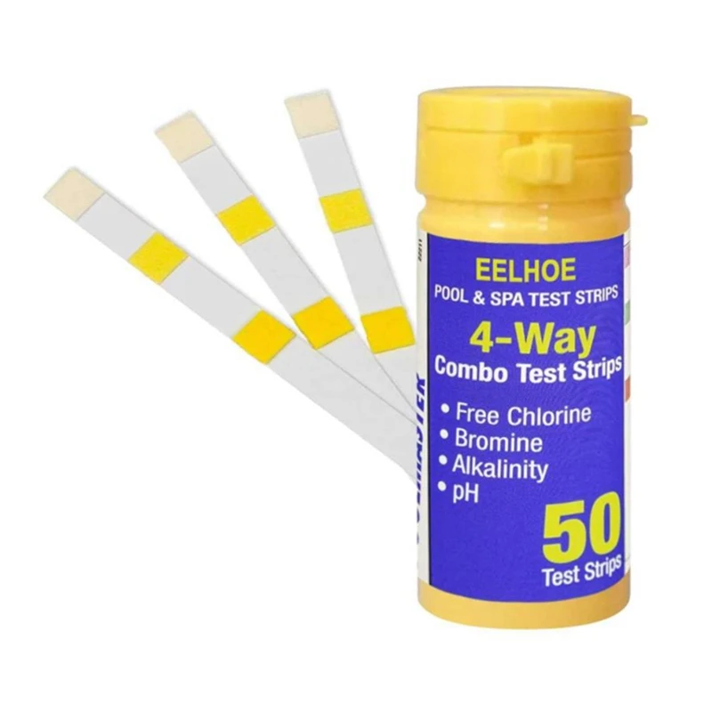 3 In 1 PH Test Strips Bromine Nitrate Universal Test Strips 4 Way Test