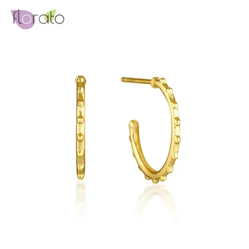 

High-Quality 925 Sterling Silver Stud Earrings Gold Silver color Earrings Fashion Jewelry Party Earrings