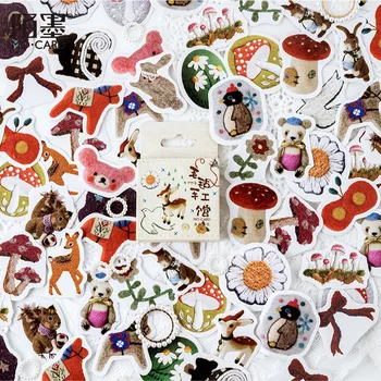 

46pcs/pack Forest Collection Mini Paper Sticker Decoration Diy Ablum Diary Scrapbooking Label Sticker Kawaii Stationery