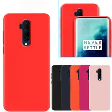 Cho Oneplus 7T Pro Ốp Lưng Mềm Mại Chất Lỏng Ốp Lưng Silicon Siêu Mỏng Cho Oneplus 7T 7 6T 6 pro 360 Độ Full Bảo Vệ Điện Thoại(China)