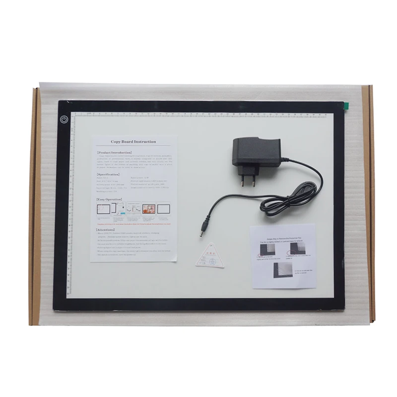 BIg A3 Led Light Pad With ruler Led tracing board Copy Tablet USB cable Led Light box LED Tracing Pad For Animation Drawing - Image 6