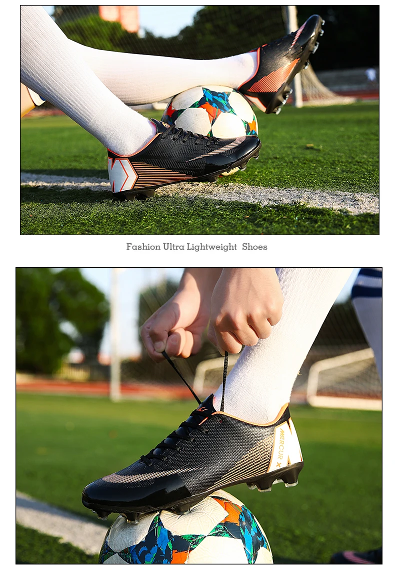 Football Shoes Men Turf Spikes Football Boy Women Outdoor Athletic Trainers Sneakers Adults Brand Professional Soccer Futbol (13)
