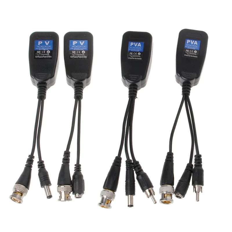 1CH пассивный RJ45 CCTV мощность Видео Аудио балун приемопередатчик HDCVI HDTVI AHD аналоговый DXAB