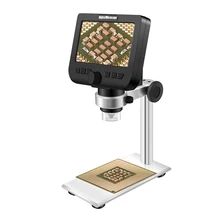 Цифровой микроскоп с ЖК-дисплеем 4,3 дюймов 1080P HD микроскоп с 8 светодиодный лампами промышленный микроскоп для технического обслуживания