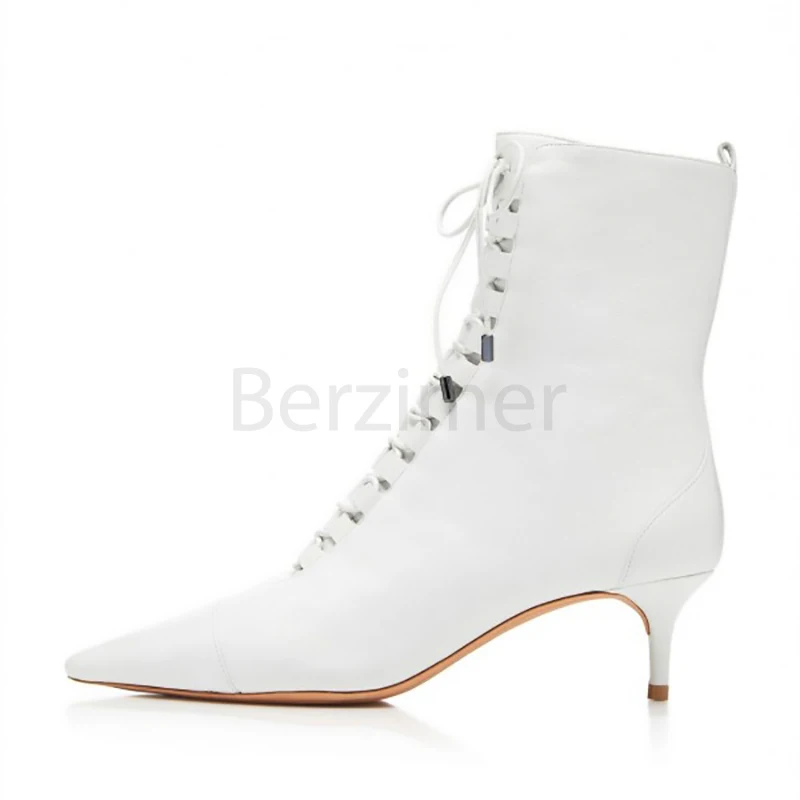 white_pointy_toe_kitten_heel_boots_lace_up_ankle_booties_with_zipper_1_