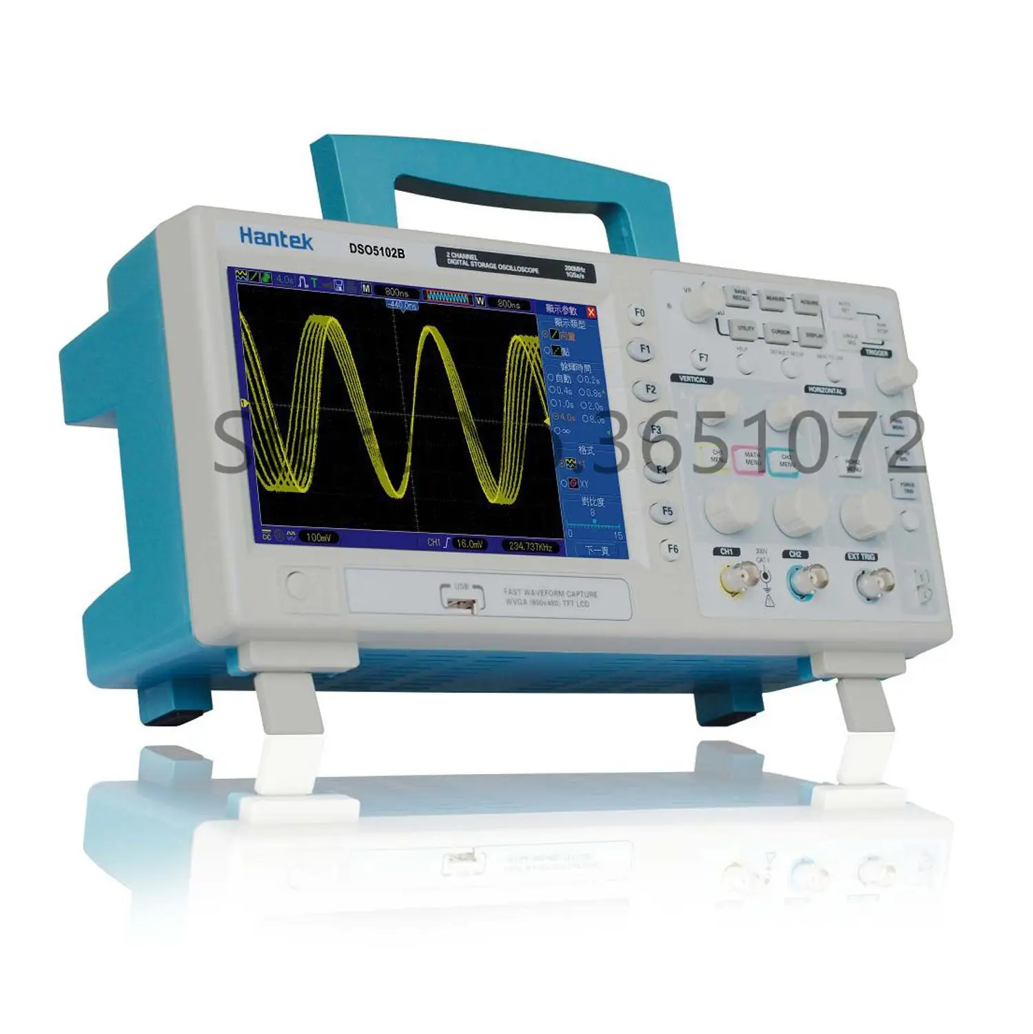 

Hantek DSO5102B Digital storage oscilloscope 100MHz 1GSa/s better than ADS1102CAL+