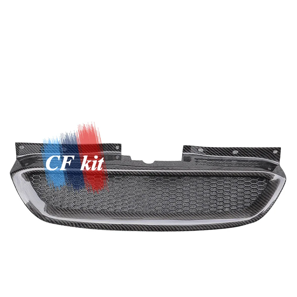 CF комплект RS Стиль настоящий карбоновый Fiebr гоночные грили для rohairs-Coupe 2009-2011 решетка крышка бака Стайлинг автомобиля - Цвет: A