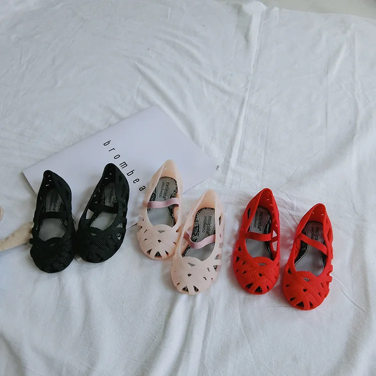 Mini Melissa/Новинка г.; мини-обувь для девочек; прозрачные сандалии; детская обувь на полой подошве; детские сандалии для маленьких девочек; принцесса