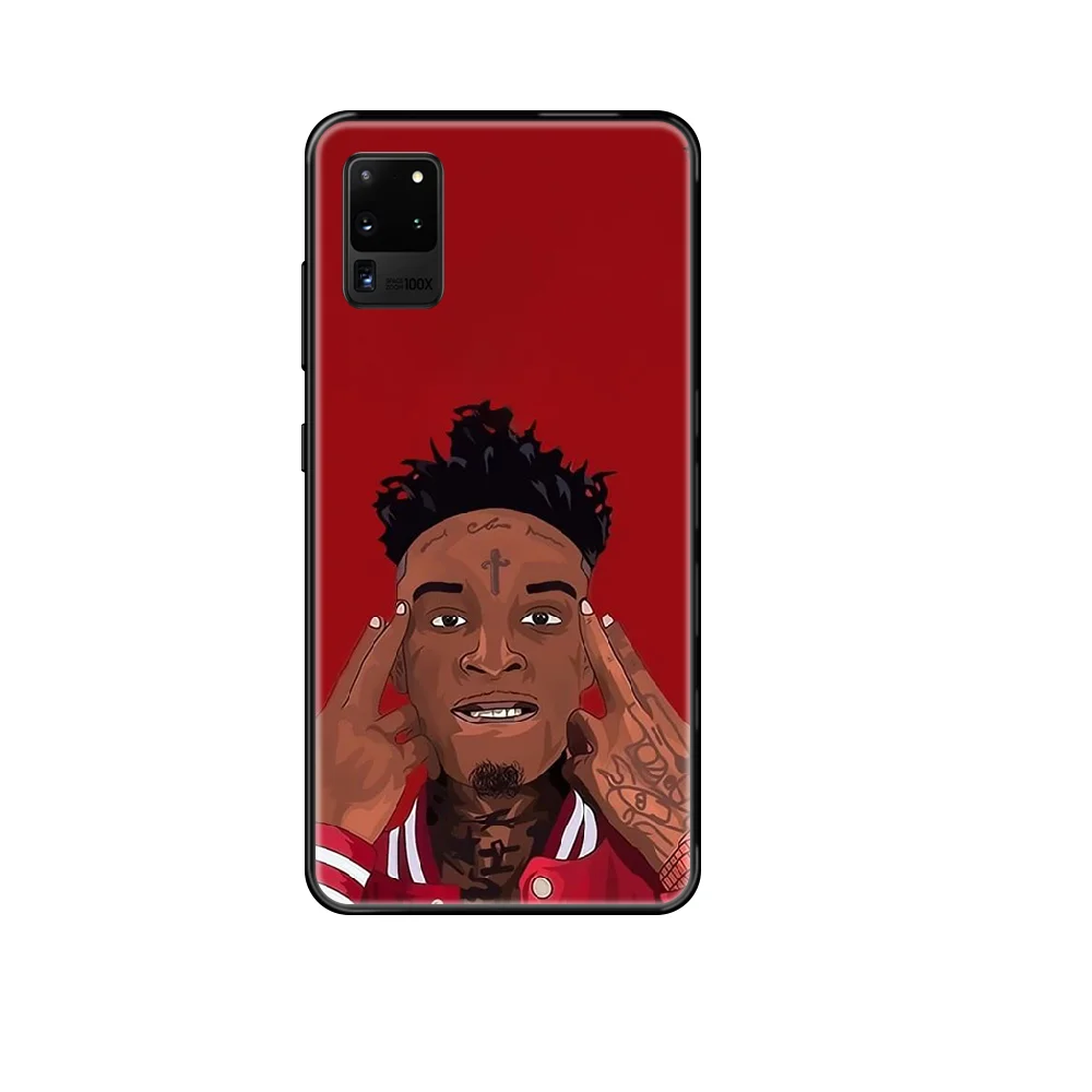 Rapper kodak black Phone case For Samsung Galaxy S 3 4 5 6 7 8 9 10 Plus Lite Edge black soft shell luxury cell cover fashion
