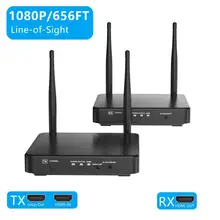 200M HDMI Transmitter Receiver Wireless HDMI Extender WiFi Support FHd 1080P 3D Video & Digital Audio No delay