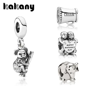

KAKANY Fashion New Standard High Quality 1:1 Cheerleader Speaker Mother's Day African Elephant Beaded Feminine Charm Jewelry