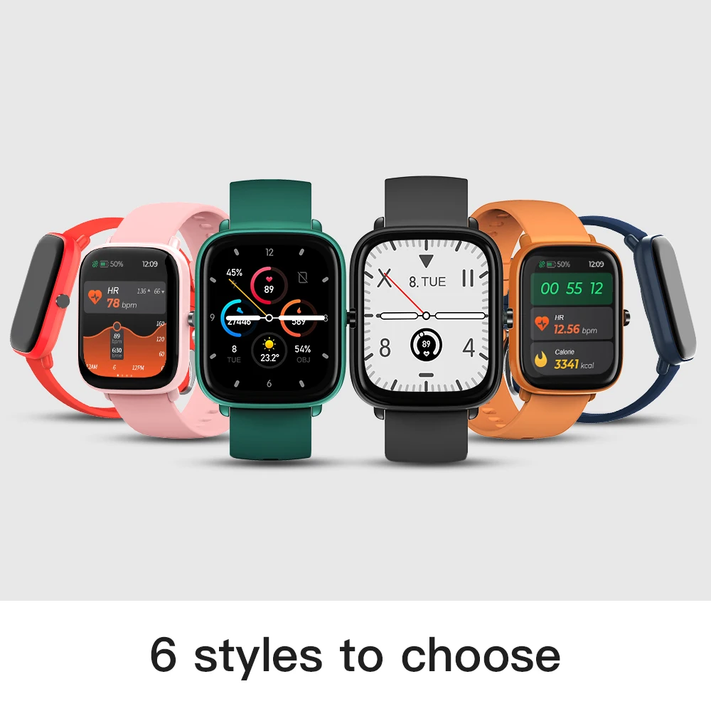 UMO UM60 Smart Watch 1.69'' Touch Ultra Thin Screen Men Women Sports Fitness Tracker IP67Waterproof For IOS Android Xiaomi Phone