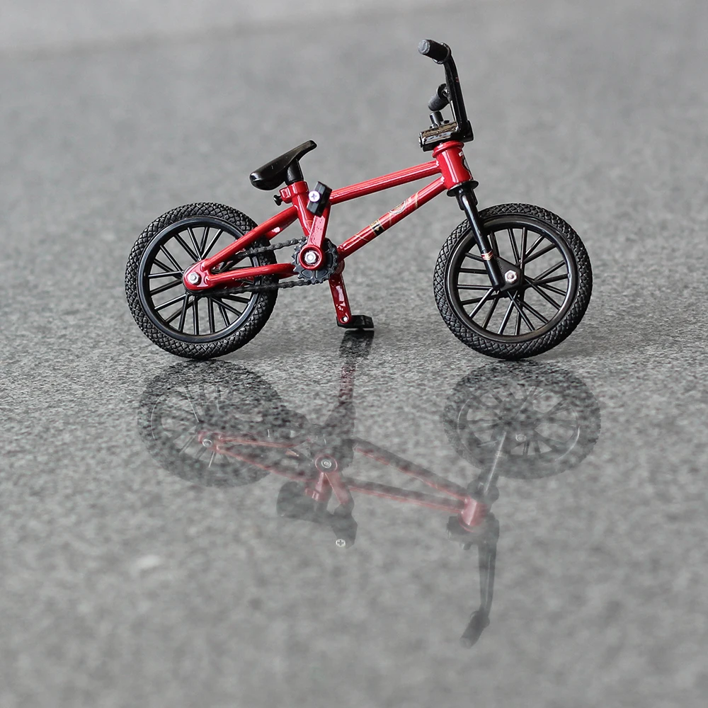 Mini Finger BMX Bicycle Flick Trix Finger Bikes Toys Novelty Gag Kids Gifts K SR 