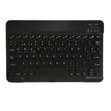 Mini clavier sans fil Bluetooth clavier pour Ipad téléphone tablette hébreu Spainish Rechargeable clavier pour jeu ordinateur portable 9.7 pouces