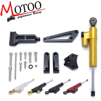 

Motoo- Motorcycle Full set CNC Steering Damper Stabilizerlinear Linear Stabilizer Bracket kit For HONDA CB1300 2003-2011
