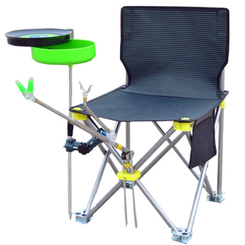 

New Style Special Fishing Chair Multifunctional Folding Anti Sway Can Lie on Stool Angling Supplies Camping Chair