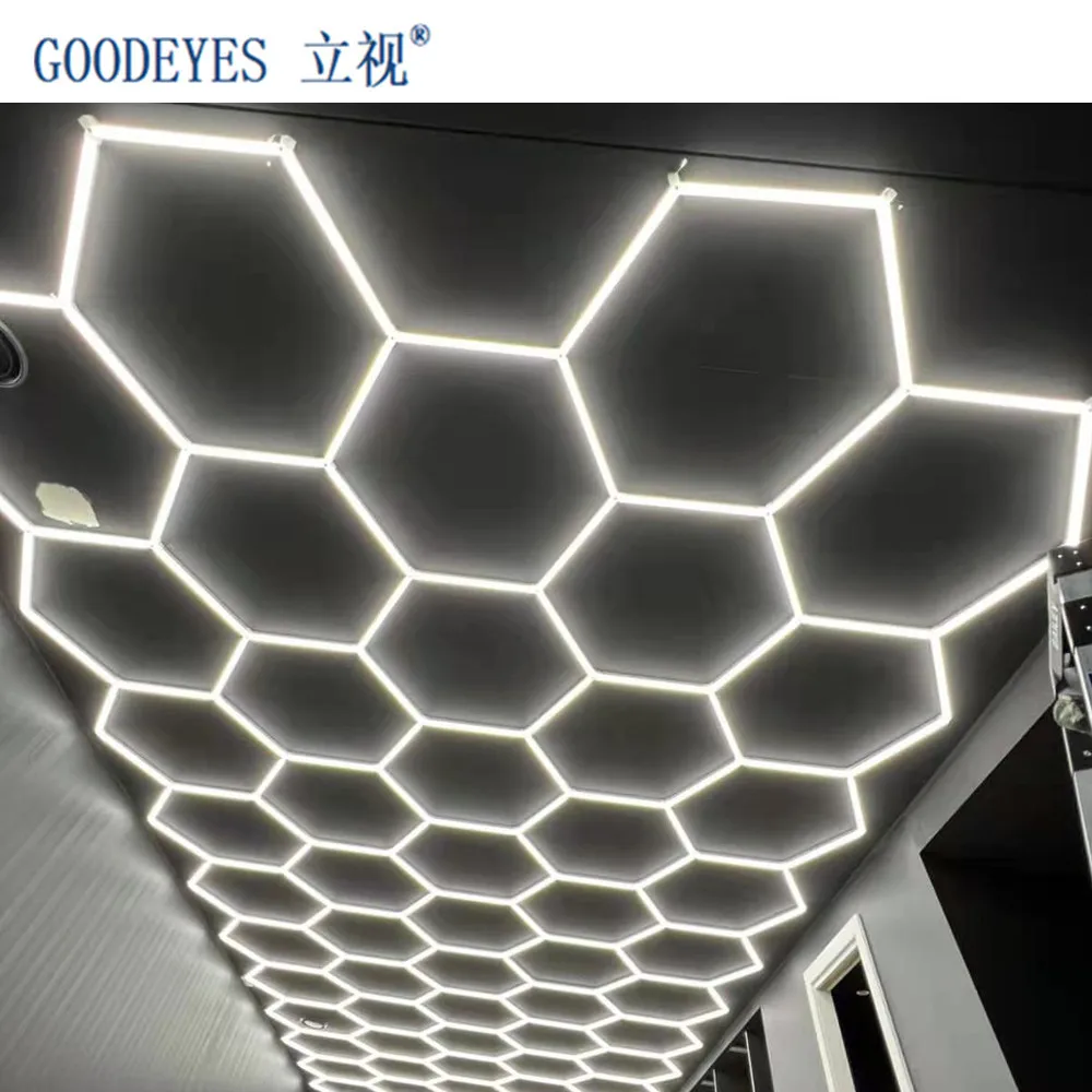 Lampe Led Hexagonale Pour Salle D'exposition, Éclairage D'atelier,  Populaire, Offre Spéciale - Barre Lumineuse Et Lampe De Bureau - AliExpress