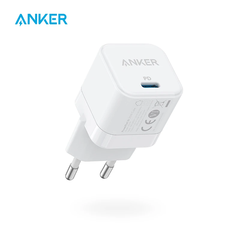 USB Charger for iPhone 12 Anker 20W Fast Charger PowerPort III 20W Cube Phone Charger for iPhone 11 usb c for Huawei,for xiaomi 65w charger phone