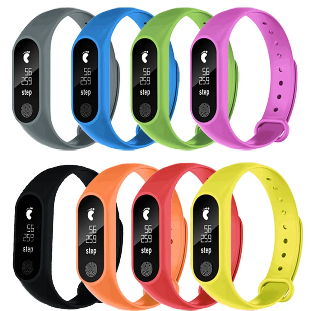 

M2 Smart Band Wristband Health Monitor Pedometer Sports Bracelet Smart Bracelet Fitness Activity for Men Women Kids
