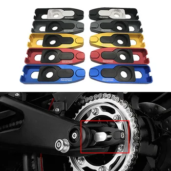 

SEMSPEED Motorcycle For YAMAHA R15 V3 MT-15 MT15 MT 15 2019 2020 CNC Rear Wheel Axle Chain Adjuster Tensioner Catena Spool Plate