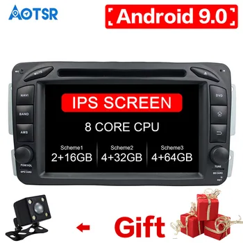 

Android 9.0 Car DVD Player GPS Navigation Multimedia Stereo For BENZ ML CLK C CLASS SLK E Class A Class Auto Radio Auto radio