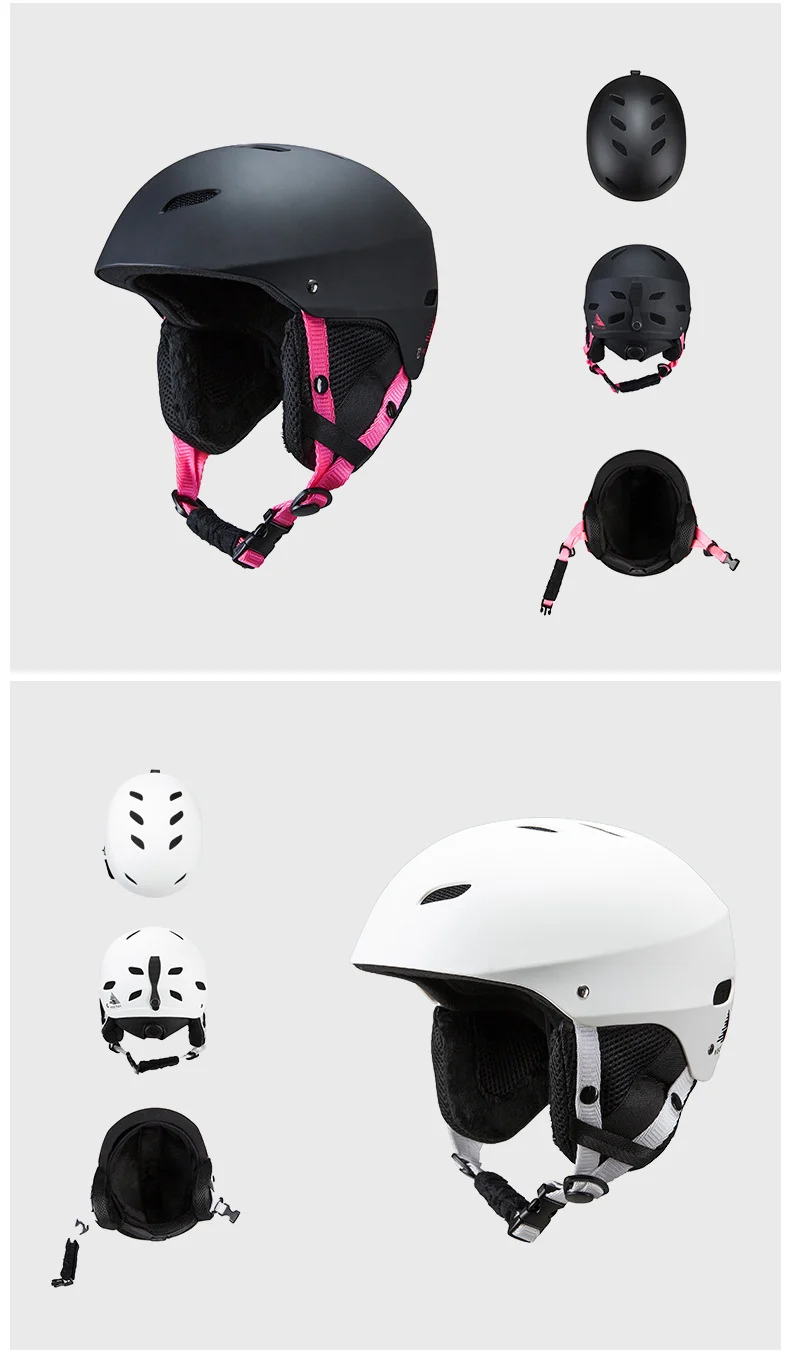 Лыжный шлем для мужчин и женщин, Сверхлегкий Снежный шлем, защитные цельно-формованные шлемы для сноуборда, для спорта на открытом воздухе, взрослые шлемы для скейтборда