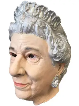 

Realistic Adults Human Face Halloween Latex Full Head Female Mask Queen Cosplay Fancy Dress