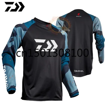 

2020 New DAIWA DAWA Fishing Clothing Spring Long Sleeve Deep Sea Sunscreen Breathable Clothes Anti-UV Ultrathin Fishing Shirt