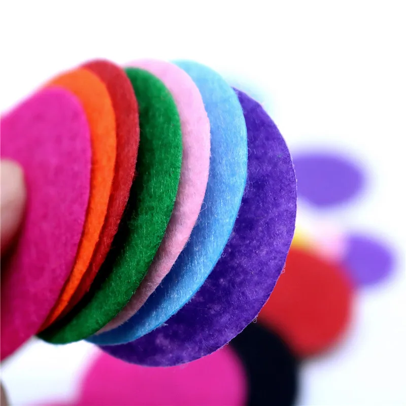 Handmade Felt Diy Crafts for Kids Felt Leaves Flower Tree Rose decoration Appliques Scrapbook Material Sewing Accessories 99 Pcs felt fabric sheet wool felt accessories