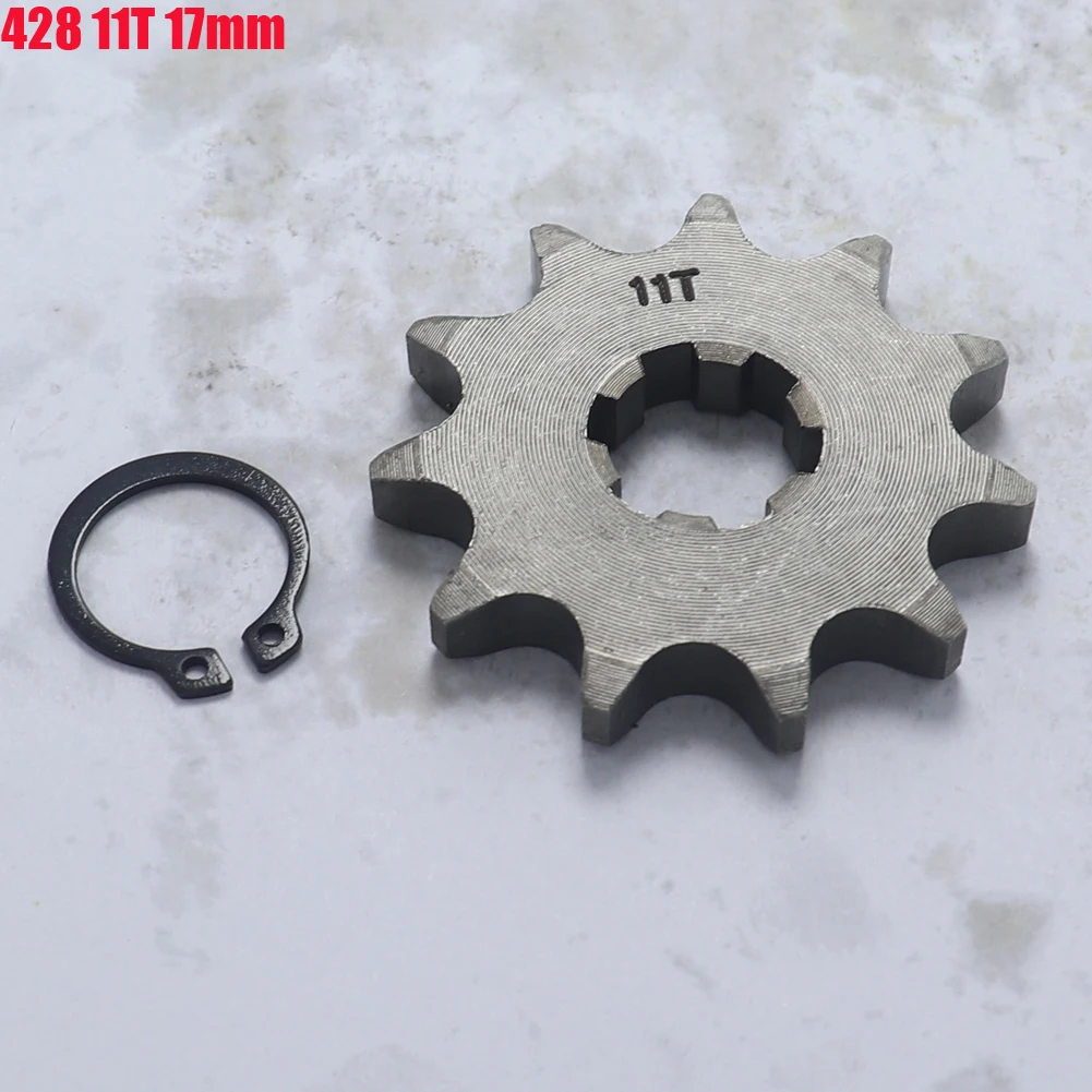 428# 17mm 10T-19T Front Engine Sprocket For KAYO BSE SSR SDG Dirt Pit Bike ATV Quad Go Kart Moped Buggy Scooter Motorcycle