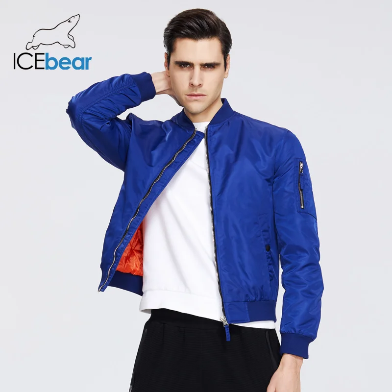 

ICEbear 2020 New spring men's short jacket fashion flight jacket men's jacket high-quality brand jacket MWC20706D
