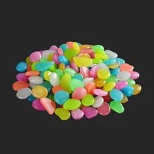 100 шт светится в темноте садовые камни светящиеся камни для дорожек садовая дорожка Патио газон сад двор Декор светящиеся камни