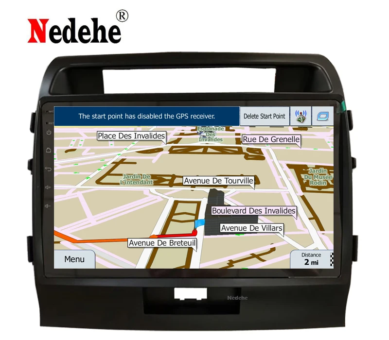Автомобильный DVD-проигрыватель 10 1 дюймов Octa core 4 Гб + 64 ГБ Android 9 0 GPS Navi для Toyota Land