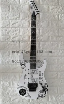 

Top Quality White Color black hardware Kirk Hammett Ouija beautiful Electric Guitar, customized!PayPal available!es-3