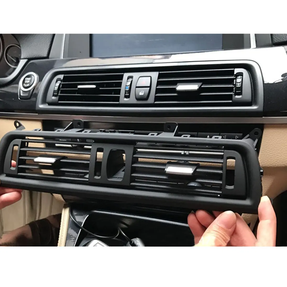 

For BMW 5 F10 F18 Dash Panel Center Fresh Air Outlet Vent Grille Cover Replace E