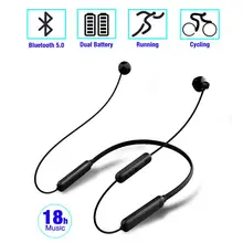 18 часов музыкальные bluetooth-наушники беспроводные наушники Быстрая зарядка HIFI IPX5 водонепроницаемая Спортивная гарнитура V5.0+ EDR с HD микрофоном