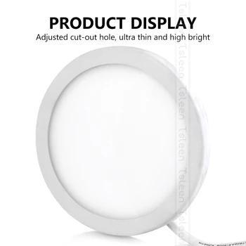 

Ceiling Led Panel Light 6W 15W 20W LED Panel Recessed Spot Downlight Lamp Kitchen Home Downlight For Indoor Home Lighting