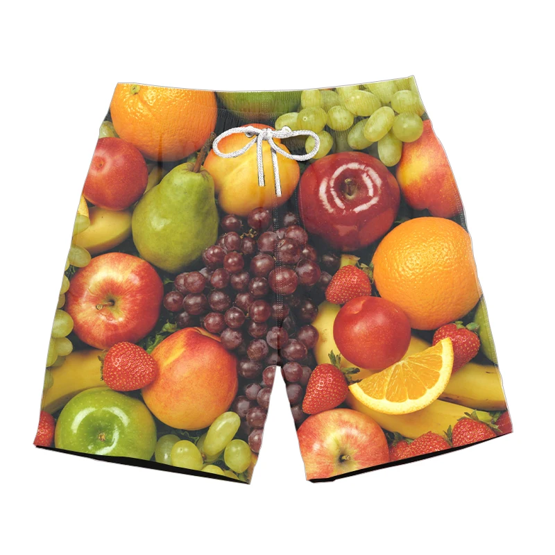 Shorts Men Summer Hot Sale Beach Shorts Homme Casual Style Loose Elastic Fashion Brand Clothing chocolate 3D Short Pants - Цвет: ZLC-DK-CD31