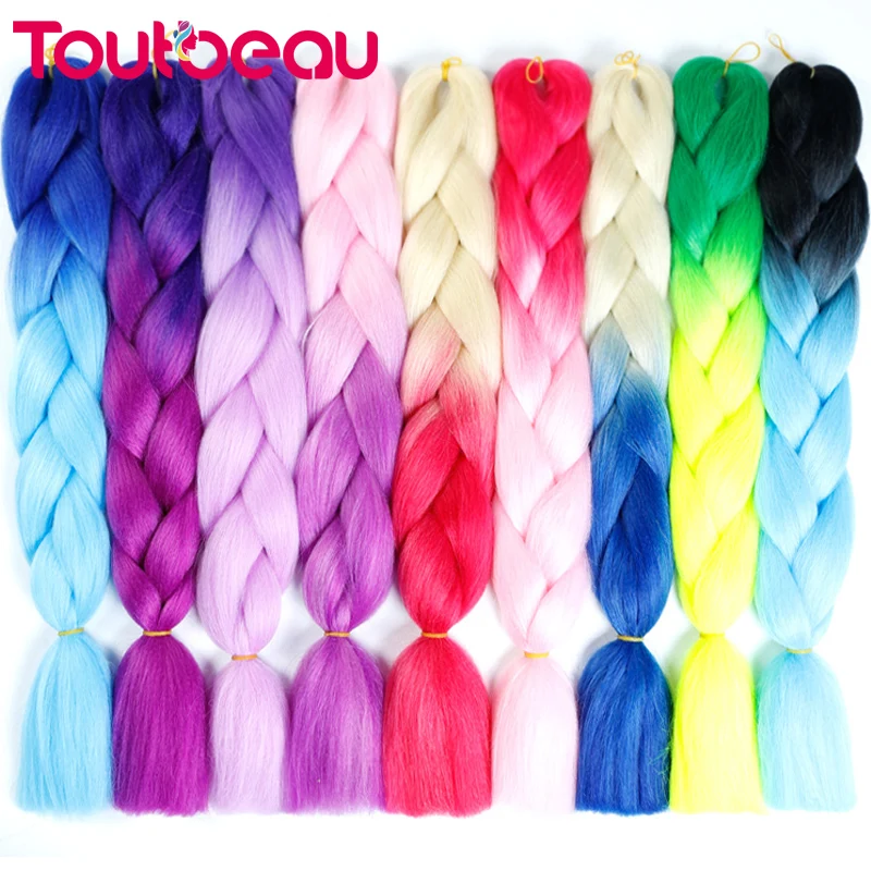 Косички синтетические волосы косички длинные Джамбо плетение 24 дюйма 100 г/шт.