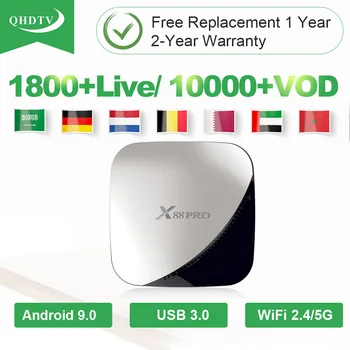 

IPTV Germany Arabic Algeria QHDTV Subscription X88PRO Android 9.0 Box IPTV Belgium Netherlands Italia Spain IP TV No App Include