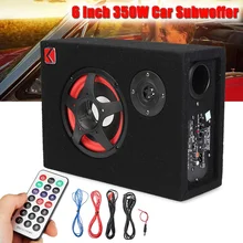 350W Lautsprecher Audio Stereo Bass Unter Sitz Aktive Auto HIFI Subwoofer Leistungsstarke 6 zoll Karte Auto Sitz Power Auto 12V 24V 220V Lautsprecher