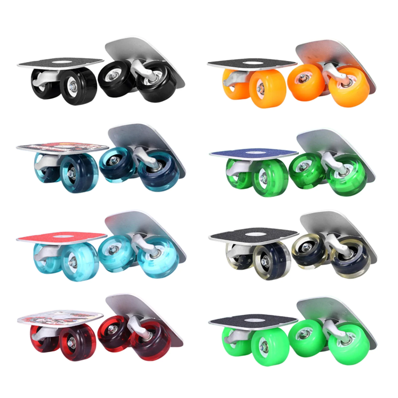 Portable Roller Road Plate Skates Anti-Slip Board Aluminum Truck with PU Wheels board Mini Skateboards for Adults | Спорт и