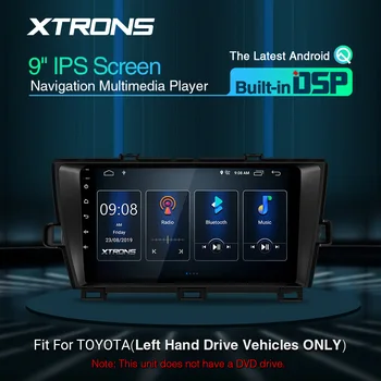 

XTRONS 10.1" Android 10 Car Radio Player DSP For Toyota Prius Left Hand Drive 2009 2010 2011 2012 2013 GPS DVR OBD2 NO DVD