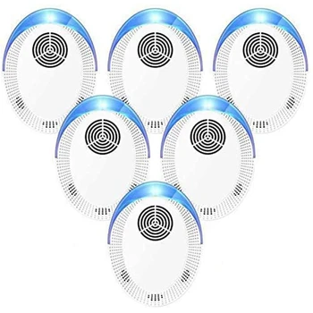 

Pest Repeller 6 Pieces, Upgrade Pest Repeller , Indoor Electronic Plug Set UK Plug