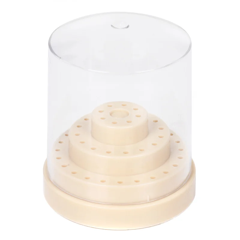 48 отверстий ногтей сверла бит дисплей стойки шлифовальный головной Бур ящик для хранения стойки Маникюрный Инструмент JS11