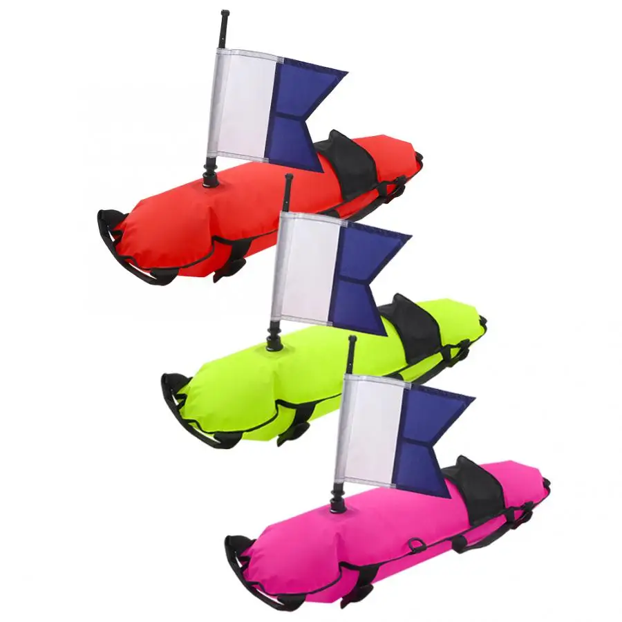 

Diving Surface Marker Buoy Swimming Inflatable Float Scuba Diving Surface Marker Buoy with Dive Flag Diving Accessories