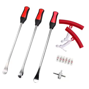 

15 Inch Multi-Function Tire Crowbar Tire Removal Lever Valve Needle Tyre Protector Tire Repair Tools